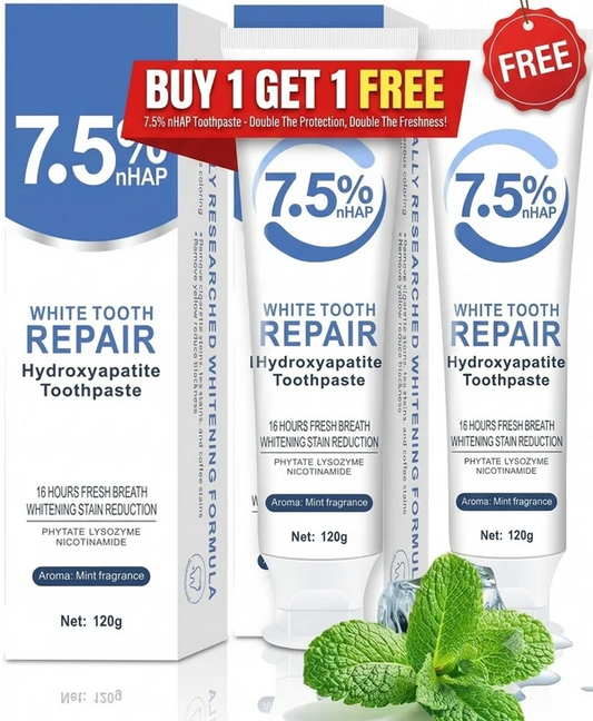 (Buy One get One Free) Nano Hydroxyapatite Teeth Strengthening Toothpaste
